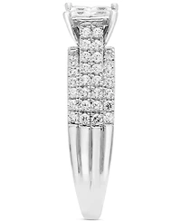 Diamond Quad Ring (1 ct. t.w.) in 14k White Gold