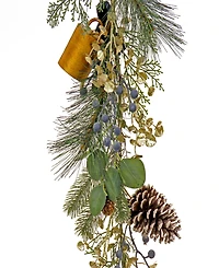 National Tree Company 6' Hgtv Home Collection Swiss Chic Garland