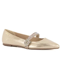 Sugar Women's Lingo Pointed Toe Rhinestone Flats