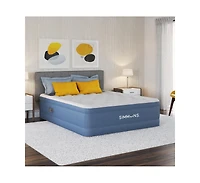 Simmons Rest Aire 17" Inflatable Air Mattress with Built-In Pump, Full