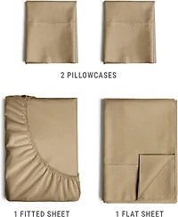 Piece 100% Cotton 400 Thread Count Sheet Set