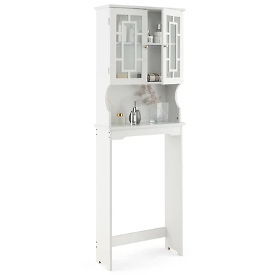 Bathroom Spacesaver Over the Toilet Door Storage Cabinet Tower Organizer