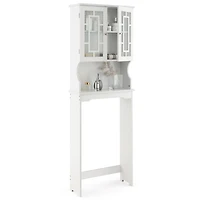 Bathroom Spacesaver Over the Toilet Door Storage Cabinet Tower Organizer