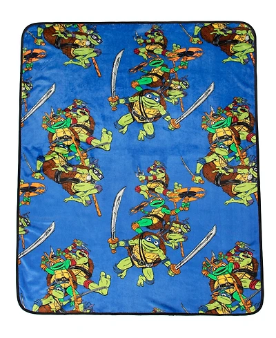 Teenage Mutant Ninja Turtle Movie Mutant Mayhem Throw, 40" x 50"