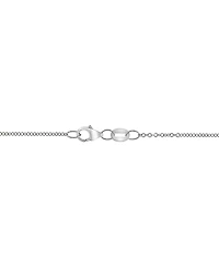 Effy Lab Grown Sapphire (6-1/5 ct. t.w.) & Lab Grown Diamond (2-1/20 ct. t.w.) Halo 18" Pendant Necklace in 14k White Gold