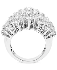 Diamond Cluster Statement Ring (5 ct. t.w.) in 14k White Gold