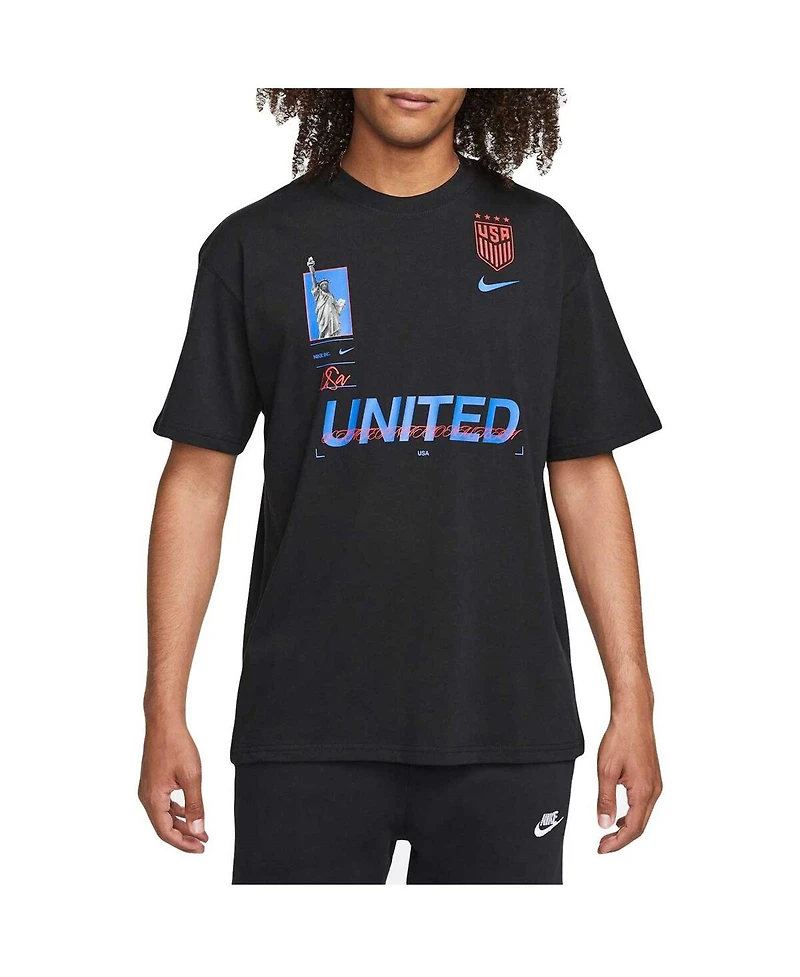 Men's Nike Black Uswnt Original MAX90 T-shirt