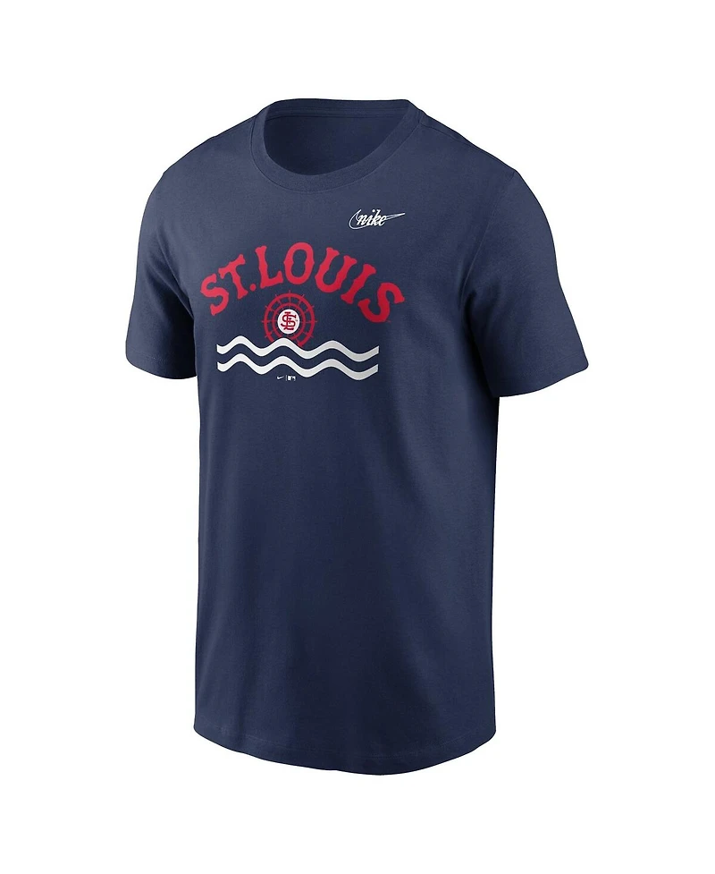 Men's Nike Navy St. Louis Cardinals Wheel Hometown T-shirt
