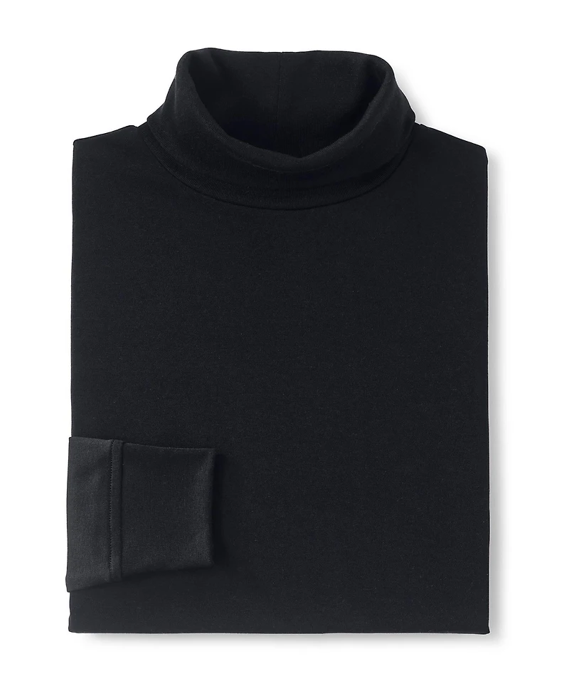 Lands' End Men's Super Soft Supima Turtleneck T-Shirt