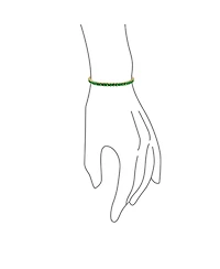 Bling Jewelry Classic 12CTW Prong Basket Set Round Cubic Zirconia Solitaire Cz Tennis Bracelet Gold Plated 7.5 Inch