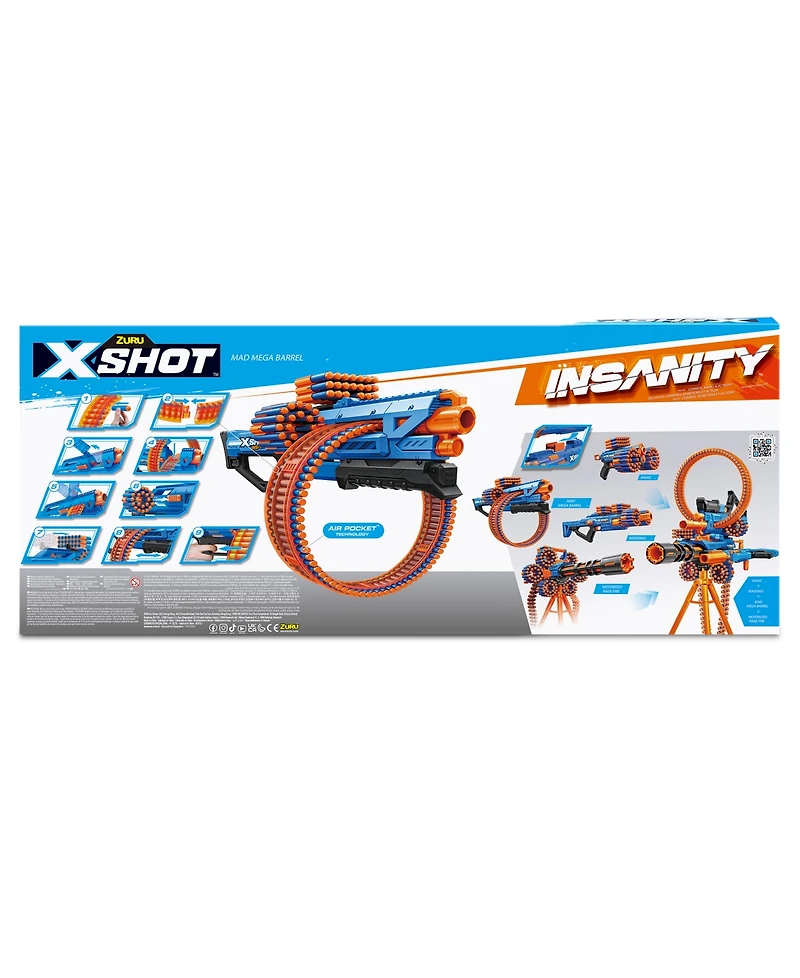 X-Shot Insanity Series 1 Mad Mega Barrel Blaster