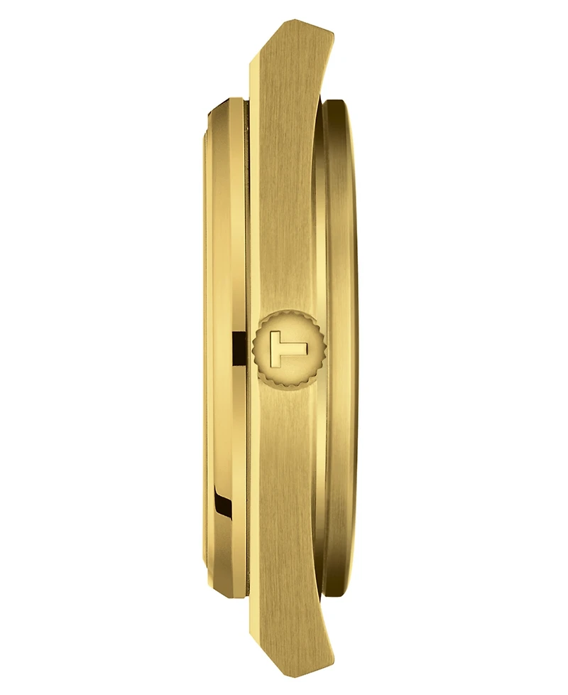 Tissot Men's Swiss Automatic Prx Powermatic 80 Gold Pvd Stainless Steel Bracelet Watch 40mm