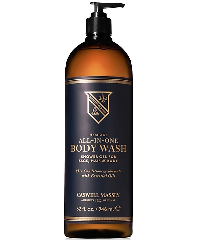 Caswell Massey Heritage All-In-One Body Wash, 32 oz.