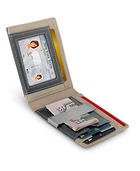 Men's Slim Bifold Wallet with Money Clip