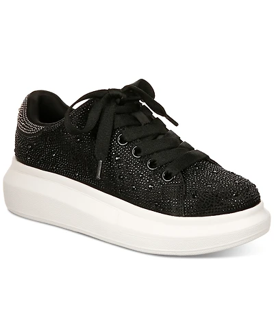 I.n.c. International Concepts Women's Neela Lace-Up Low-Top Sneakers, Created for Macy's