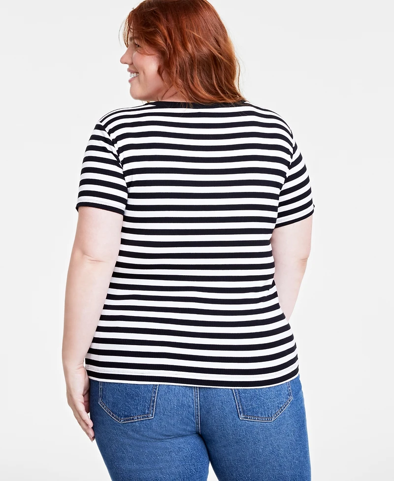 On 34th Women's Ribbed T-Shirt
