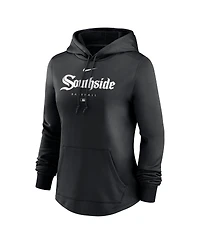Women's Nike Black Chicago White Sox City Connect Pregame Performance Pullover Hoodie