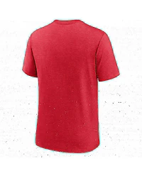 Men's Nike Heathered Red Kansas City Chiefs Local Tri-Blend T-shirt