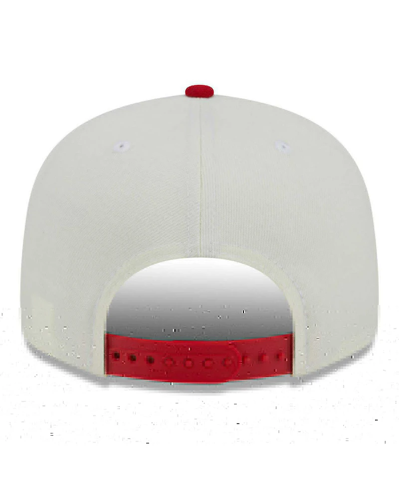 Men's New Era Cream, Scarlet San Francisco 49ers City Originals 9FIFTY Snapback Hat