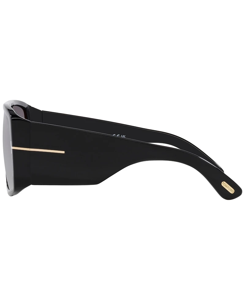 Tom Ford Unisex Sunglasses, Raven