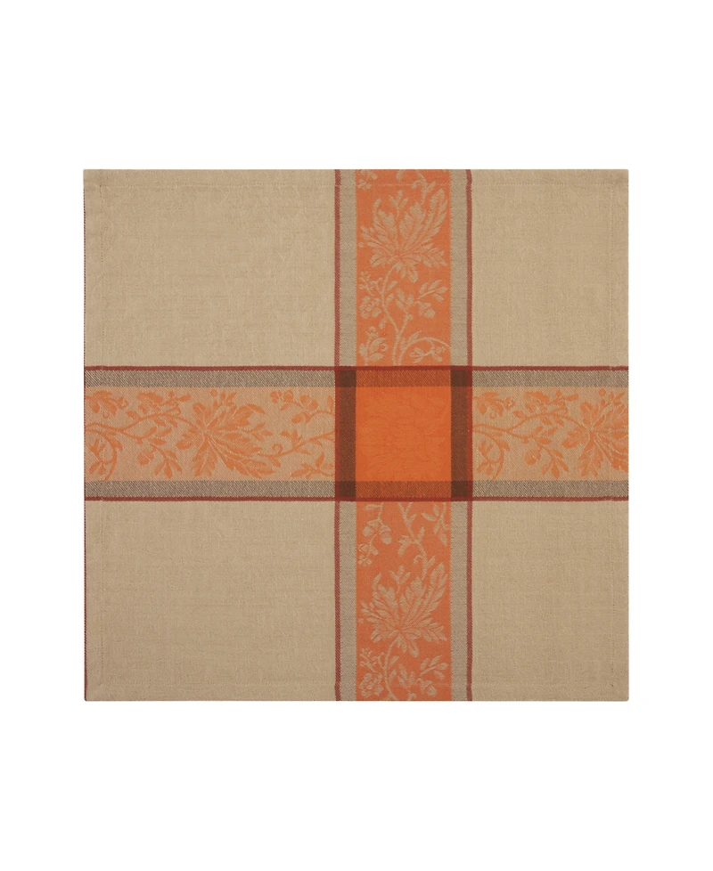 Elrene Autumnal Harvest Jacquard Napkins, Set of 8, 17" x 17"