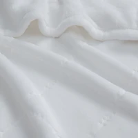 Kate Aurora Ultra Plush Contemporary Geometric Hypoellergenic Accent Throw Blanket - 50 in. W x 60 in. L