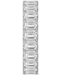 Diamond Emerald-Cut Eternity Band (5 ct. t.w.) Platinum or 14k Gold