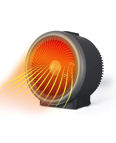 Black and Decker Turbo Electric Heater, Personal Heater with 4 Settings,Space Heaterwith Innovative Blade Design