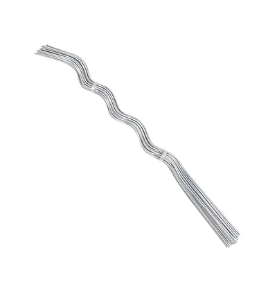 vidaXL 50 pcs Spiral Plant Supports 43.3" Galvanized Steel