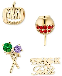 Ava Nadri 18k Gold-Plated 4-Pc. Set Mixed Stone Trick or Treat Single Stud Earrings