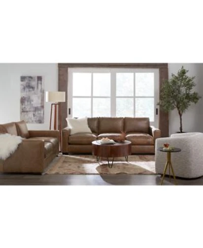 Dawkins Leather Sofa Collection Created For Macys