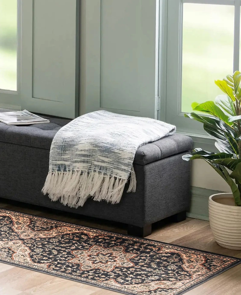 Closeout! Km Home Poise Pse-7230 2'3" x 7'7" Runner Area Rug