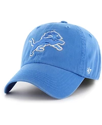 Men's '47 Brand Blue Detroit Lions Franchise Logo Adjustable Hat
