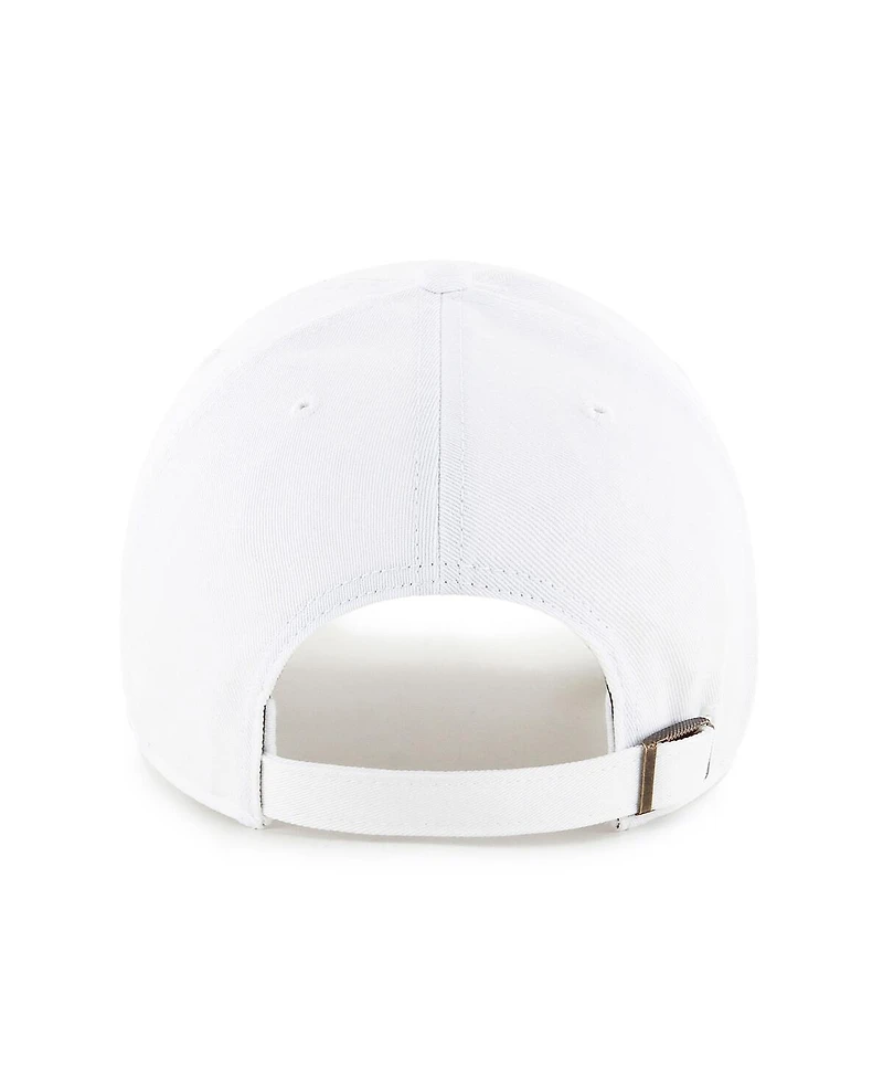 Men's '47 Brand White Dallas Cowboys Retro Joe Ii Clean Up Adjustable Hat