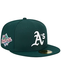 Men's New Era Green Oakland Athletics 1989 World Series Team Color 59FIFTY Fitted Hat