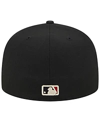 Men's New Era Black Arizona Diamondbacks Alternate Logo 2001 World Series Team Color 59FIFTY Fitted Hat