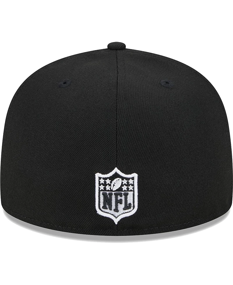 Men's New Era Black Dallas Cowboys Main Patch 59FIFTY Fitted Hat