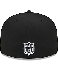 Men's New Era Black Dallas Cowboys Main Patch 59FIFTY Fitted Hat