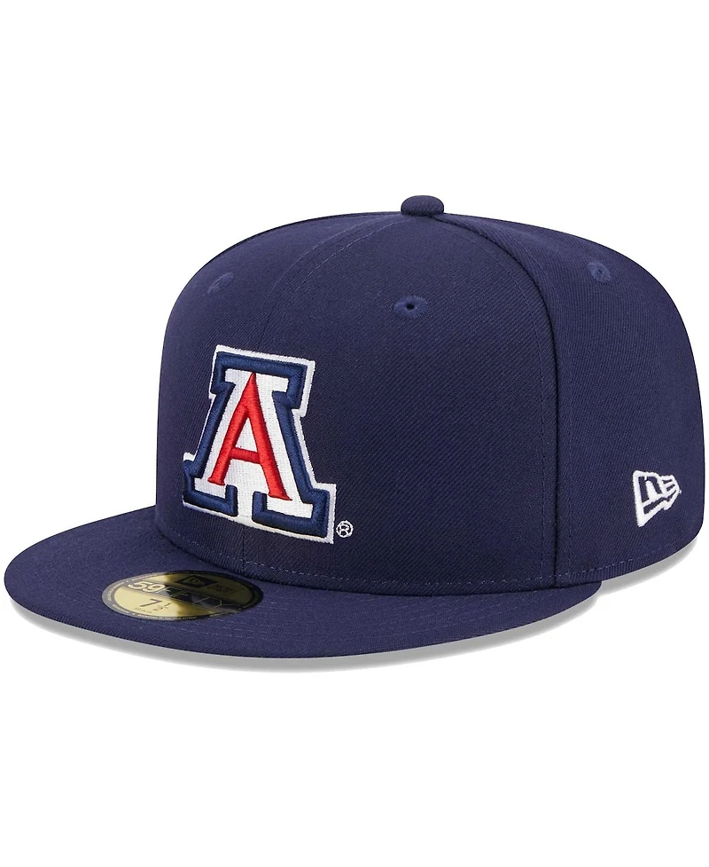 Men's New Era Navy Arizona Wildcats Evergreen 59FIFTY Fitted Hat