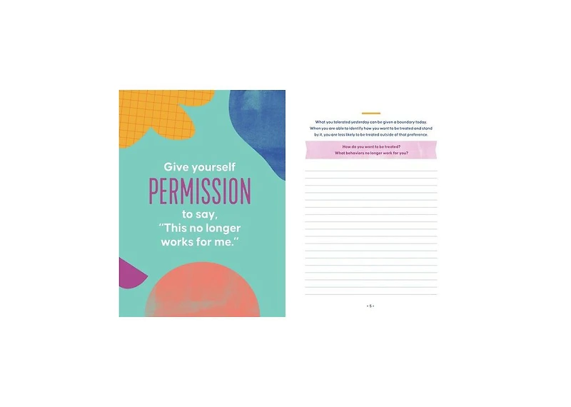 Boundaries Are Self-Care- A Journal to Help You Set Boundaries, Redefine Strength, and Put Yourself First by Asha Gibson