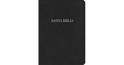 Rvr 1960 Biblia Letra Grande Tamano Manual, negro piel fabricada by B&H Espanol Editorial Staff