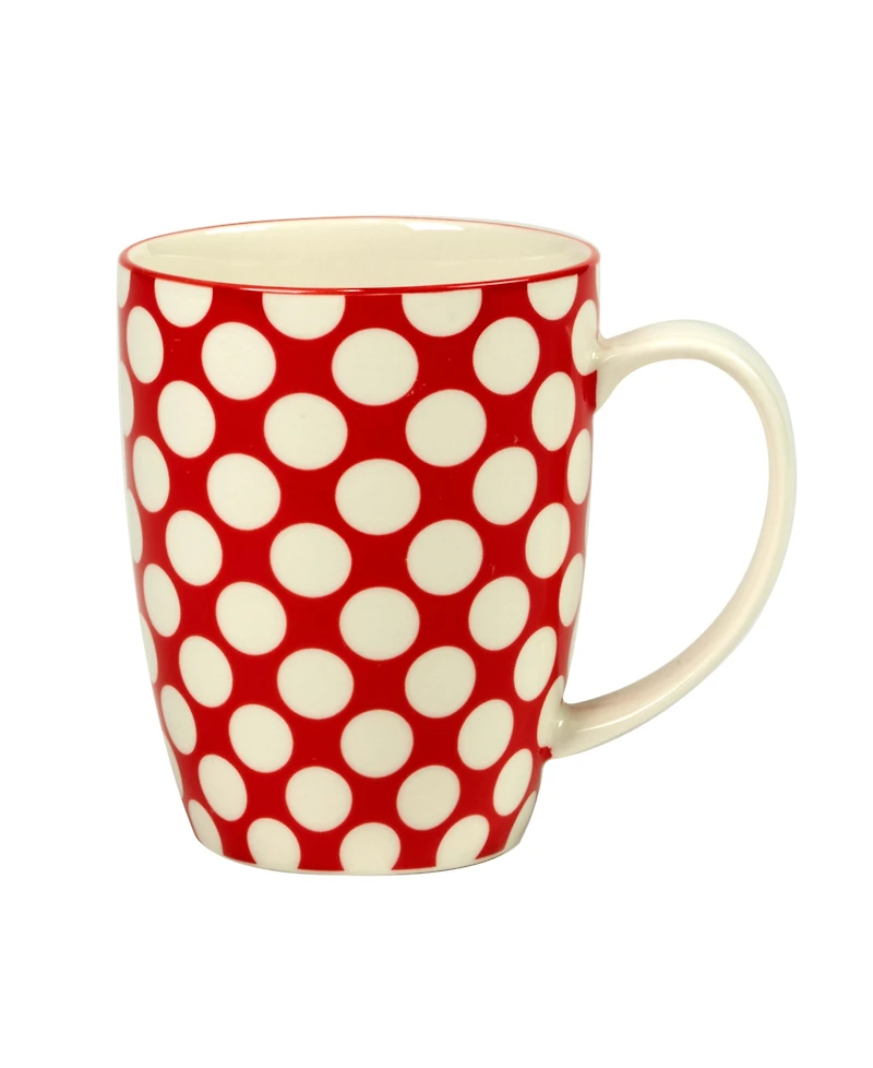 Certified International Winter Medley 16 oz Mugs Set of 6, Service for 6