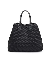 Urban Expressions Ithaca Woven Neo-Prene Tote Bag