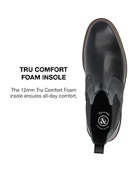 Thomas & Vine Men's Ventura Tru Comfort Foam Plain Toe Chelsea Boots