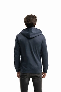 Mio Marino Men's Premium Zip-Up Hoodie for Men with Smooth Silky Matte Finish & Cozy Fleece Inner Lining Sweater Hood