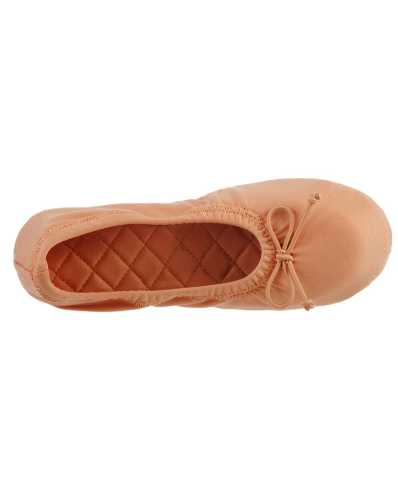 Isotoner Signature Women's Sloan Comfort Spandex Indoor/Outdoor Ballerina Slippers