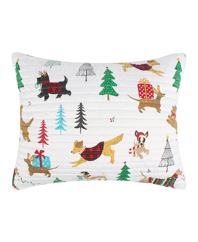 Levtex Jingle Paws Reversible 3-Pc. Quilt Set, Full/Queen