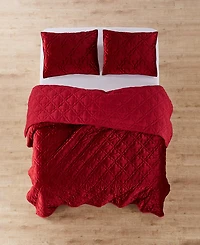 Levtex Caserta Velvet Reversible Quilt, Twin/Twin Xl