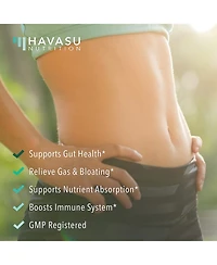 Havasu Nutrition Probiotic Gummies, Supports Digestion and Gut Health, Strawberry Raspberry Flavor, Havasu Nutrition, 60ct
