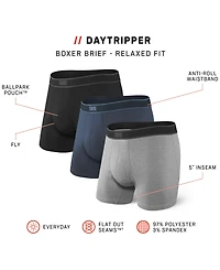 Saxx Men's 3-Pack Daytripper Relaxed Fit Boxer Briefs